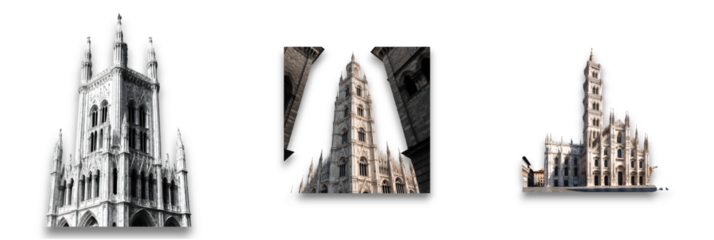 Gothic cathedral isolated on transparent background showcases architectural beauty