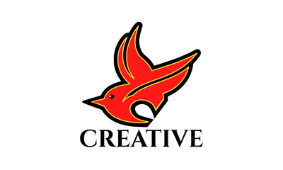 bird logo, tattoo, wildlife logo, graphic, design, animal, abstract, bird,