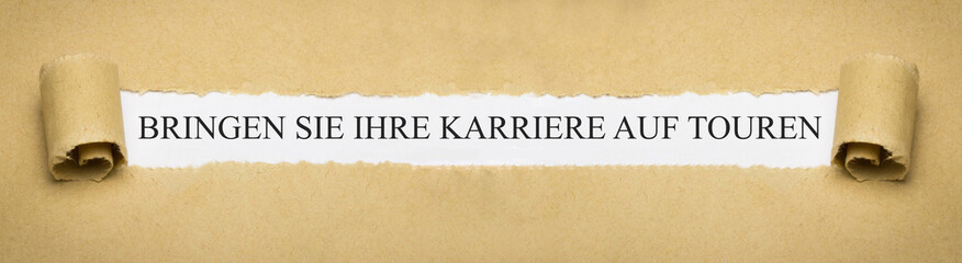 Bringen Sie Ihre Karriere auf Touren