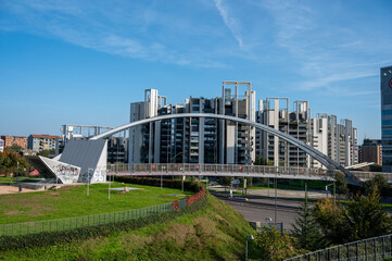 modern building in the city