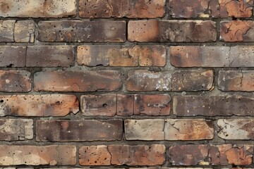 Obraz premium Image of Old brown brick wall. Texture for background usage