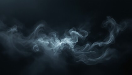 Abstract Smoke Texture Dark Background Image