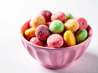Festive Pink Bowl Pepernoten & Candy Still Life
