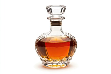 Whiskey isolated on white background