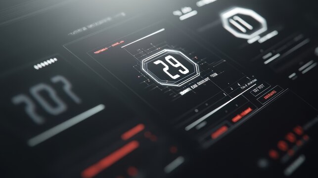 A closeup of a digital readout that compares actual energy consumption against target metrics presented in a sleek format with numerical displays and an eyecatching layout.