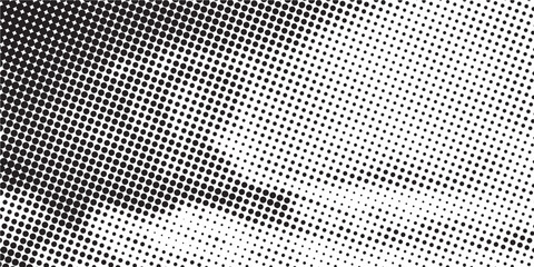 Abstract grunge grid polka dot halftone background pattern. Spotted black and white line illustration. Textures.