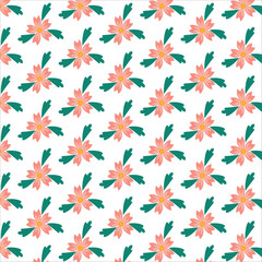 seamless pattern with flowers