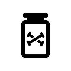 Danger chemical icon