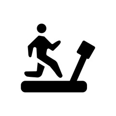 Running exercise icon