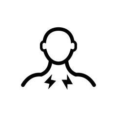 Pain inflammation icon
