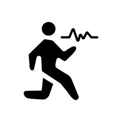 Exercise fitness icon