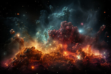 Obraz premium images of the stars, galaxies and the cosmos, high resolution s,. Generative AI