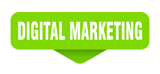 digital marketing sticker. digital marketing sign on transparent background