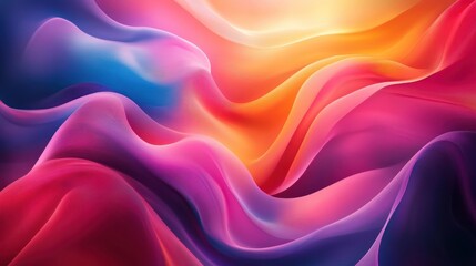 Obraz premium A vibrant abstract composition of flowing colors, creating a sense of movement and energy.