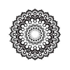 A geometric mandala .