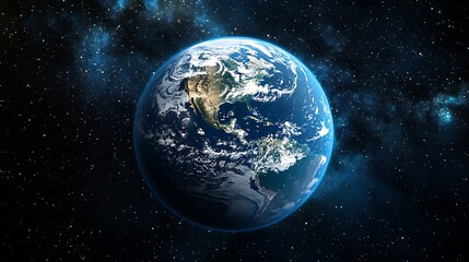 A large number of small space debris orbits the Earth planet