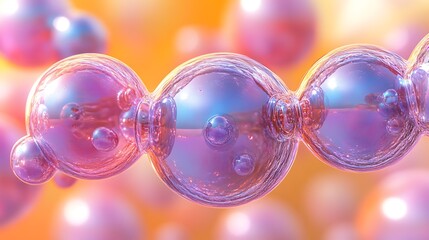 Floating translucent polygons creating a futuristic composition.