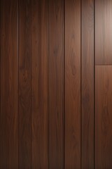 Fototapeta premium a close up of a wooden paneled wall with a light