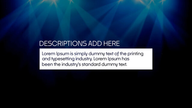 Description Text Animation