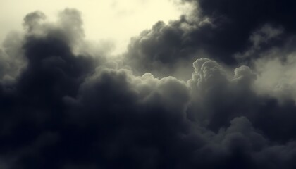 Obraz premium Dramatic Dark Cloudscape Photography Stunning Sky Image