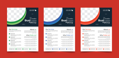 Creative Corporate & Business Flyer Brochure Template Design, abstract business flyer, vector template design. Brochure design, cover, annual report, poster, flyer