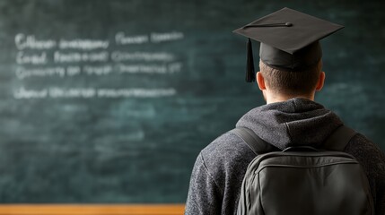 A man wearing a black cap
