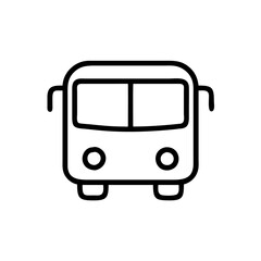 "Bus Vector Icon: Transportation, Travel, and Commuting"