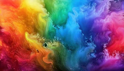 vivid abstract swirl of vibrant rainbow colors blending seamlessly, perfect for digital art projects, background, or graphic design inspiration  