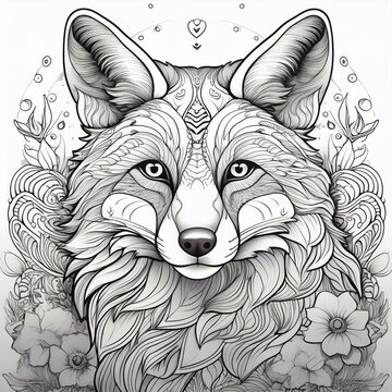 Ausmalbild Fuchs