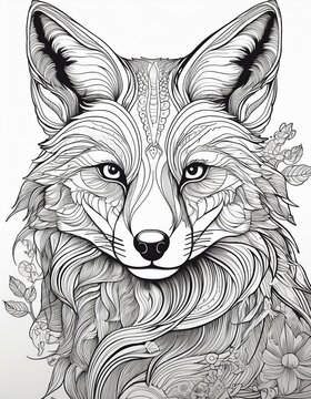 Ausmalbild Fuchs