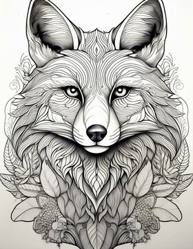 Ausmalbild Fuchs