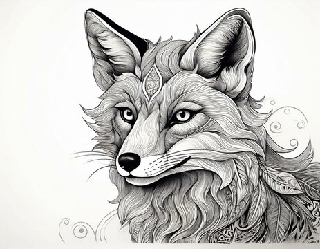 Ausmalbild Fuchs