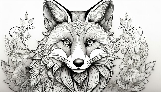 Ausmalbild Fuchs