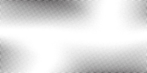 Abstract grunge halftone gradient background. Faded grit noise texture. White and black sand wallpaper art