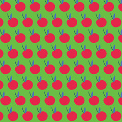 seamless pattern with apples