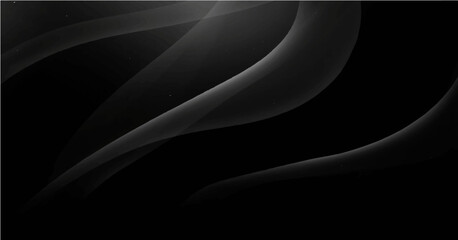 black gradiant smooth light lines background. Vector illustration