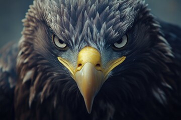 Bird of prey face