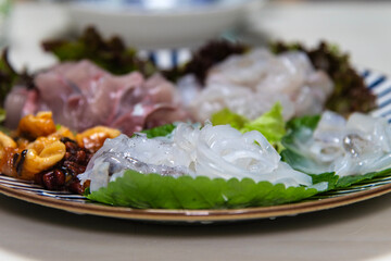 squid sashimi