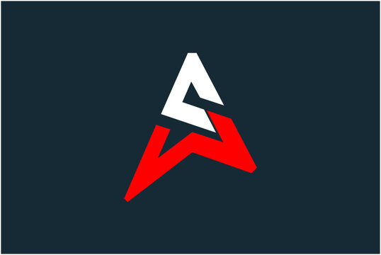 Initial AS Logo Design Vector