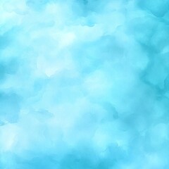 Obraz premium Abstract blue watercolor sky background, ideal for design