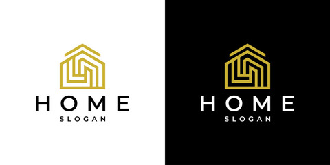 creative house logo design vector. house icon vector template
