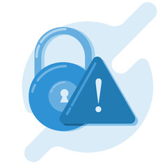 data security, flat style vector data security illustration. eps 4