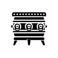 chinese new year chinese drum icon	