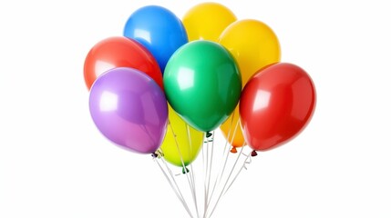 Colorful Bunch of Balloons Party Supplies Festive Decorations Celebration Birthday Bright Vivid