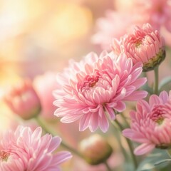 Fototapeta premium Pink Flowers in Vase