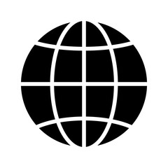 Globe Icon vector illustration, Go to web symbol icon, www symbol, Web icon, website, homepage icon set, earth clip art, globe symbol isolated white background