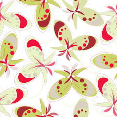 seamless background with apples