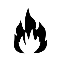 Fire icon. fire icon with transparent background icon vector illustration, pictogram isolated on white background. color editable