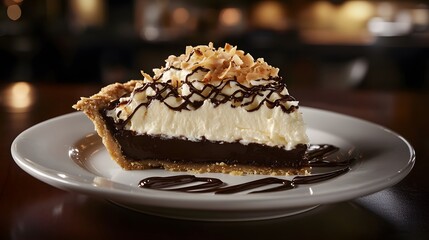 chocolate cake on a plate