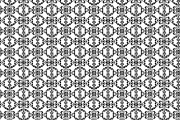 Beautiful Abstract black and white seamless background pattern modern creative textile design 